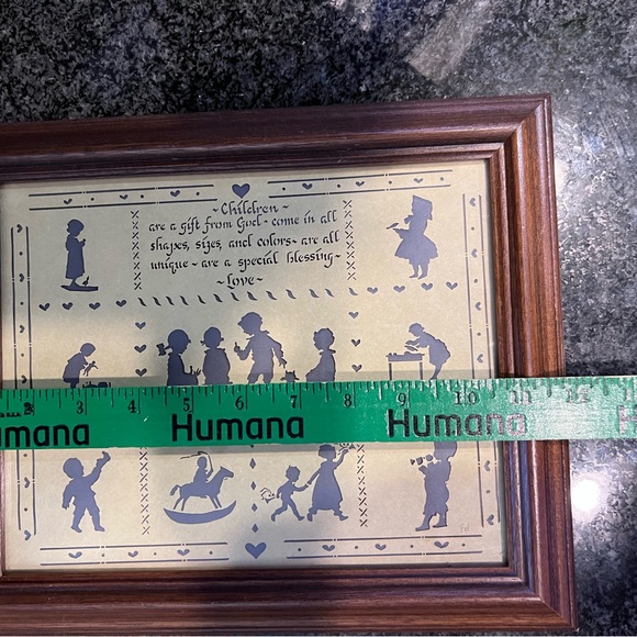 Vintage picture art children cut with scissors by Design with scissors  1985 - Picture 4 of 5